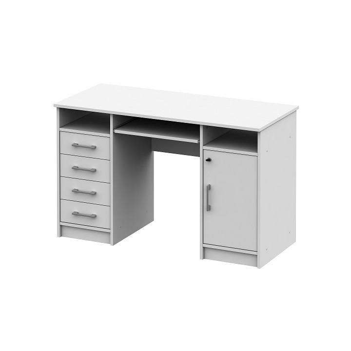 PC stolík B9 biely